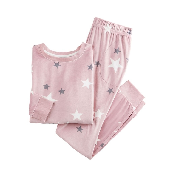 Simply Vera Vera Wang Relaxed Fit Velour Jogger Lounge Set - Picture 4 of 4